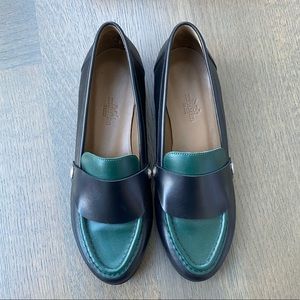 NWT Hermes leather loafers